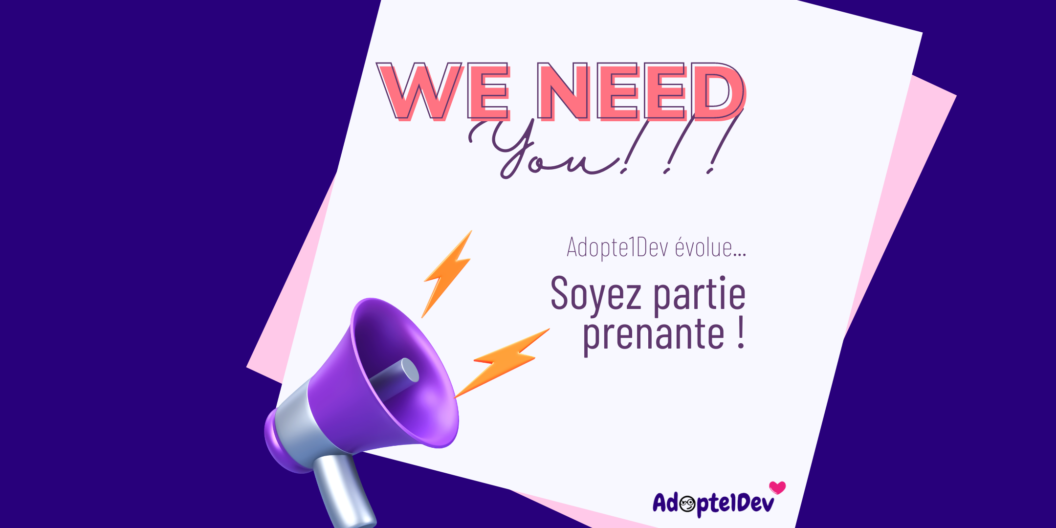 Adopte1Dev needs you